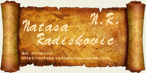 Nataša Radišković vizit kartica